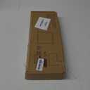 Afuly Floating Wall Shelves Rustic Wall Mounted Hanging Shelf Farmhouse Wall Bookshelf for Bathroom Kitchen Dining Living Room Wood Metal Organizers, Set of 2 (5.7"D x 16.5"W, Brown & Black)