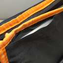 Back Seat Extender for Dogs, Waterproof Dog Car Seat Cover for Back Seat with Hard Bottom Holds 420lbs, 600D Heavy-Duty Upgraded Material Dog Hammock for Car, Easy to Use and Clean (Large, Black Orange)