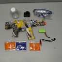 2 Set Electric Splatter Blaster Toy, Outdoor Team Games, Christmas, Halloween, Birthday, New Year Gift for Ages 14+ (Orange+Yellow)