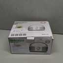 Portable CD Player Boombox with Bluetooth, FM Radio, Remote Control, USB Port and 3.5mm AUX Headphone Jack, Clear Stereo Sound, 4 Watts of Audio, AC/Battery Powered (White)