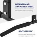 ATENTO Pull Up Bar, Chin Up Bars Ceiling Mount, Workout for Home Gym, Beam, Crossfit - Heavy-Duty, Foam Grip, Easy installation