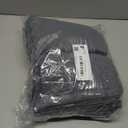 Homaxy 100% Cotton Terry Kitchen Towels(15" x 25", 12 Pack), Soft and Super Absorbent Dish Towels, 380 GSM Reusable Tea Towel with Hanging Loop, Pineapple Grid Designed, Dark Grey