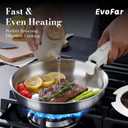 14 pcs Stainless Steel Cookware Set, Detachable Pots and Pans Set with Removable Handle, Non Toxic Space Saving RV Camping Cookware Set, Induction Cookware, Dishwasher & Oven Safe
