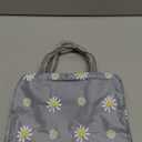 3-in-1 Daisy Laptop Backpack Bag Set, With Lunch Pencil Bag Kits For Teenager Girls, Gradient School Bag For Kids Student (Grey)