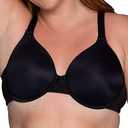 Vanity Fair Women's Full Figure Beauty Back Smoothing Bra, 4 Way Stretch Fabric, Lightly Lined Cups up to H