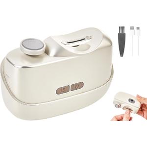 Electric Nail Clipper for Baby, Seniors, Kids, Automatic Finger Nail Cutter Trimmer Machine, 2-in-1 Rechargeable Nail Cloppers with LED Light and Storage Box, 2-Speed Nail Polisher for Children Type-C