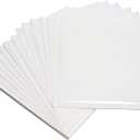 100 Pcs Bakery Bags with Window, 7.1 x 7.5 Inches Paper Treat Bags, Donut Bags To Gor Cookie Packaging, Bakery Bags fo, (White)