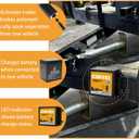 Trailer Brakes Breakaway Kit with Charger, LED Indicator, Switch, 12V 5AH Battery for Trailer Caravan