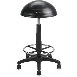 Gaiam Balance Ball Chair Stool, Half-Dome Stability Ball Adjustable Tall Office