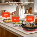 ODSD Food Warmers for Parties Buffet, 47"x15" Extra-Long Food Warming Tray