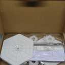 YALLOVE Balloon Column Stand Kit Set of 4, 7 Feet Height Adjustable Balloon Tower Pillar with Reusable Metal Telescopic Design for Birthday, Wedding, Baby Shower, Graduation Party Decoration