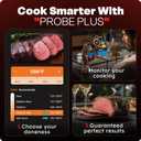 2026 Upgraded Smart Wireless Meat Thermometer 6 Sensors Accuracy Digital Food Thermometer 0.5S Instant Read, IP67 Waterproof for BBQ, Grill, Smoker, Oven, Air Fryer