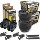 Growler Tire 26 x 2.125 Inch Tire Replacement Kits with or Without Inner Tubes. Includes Tools. Fits Bicycles with 26 x 1.75 or 26 x 2.125 Rim or Wheels. 2 Packs With Tubes