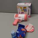 JONEG Toys for 3-8 Year Old Boys Girls: Bubble Machine for Kids with Bubble Solution, Gifts for 3 4 5 6 7 8 Years Old Boy Birthday Toy for Kid Toddlers Ages 4-6 Outdoor Wedding Bubbles Blower Maker (Pink)