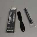 Striking Viking 2 Pack Beard Pencil Filler for Men with 4 Tips (Jet Black) - Fill, Shape & Define with this Long-Lasting, Waterproof Beard Pen Kit Including Brush