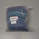 IDOMIK Warm Dog Coat with Harness, Waterproof Reflective Dog Jackets for Small Medium Large Dogs, Fleece High Collar Winter Jacket with Zipper, Pet Winter Snowsuit Clothes for Cold Weather, Blue L (L(Neck Girth:17.7"))