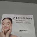 SDKWDH Led Face Mask Light Therapy, 7-1 Colors LED Facial Skin Care Mask, Red Light Therapy Mask for Face