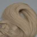 FLUFYMOOZ ponytail extension, 26 Inch Long Straight Drawstring Ponytail Synthetic Hairpieces Fake Pony Tails Natural Soft Clip in Hair Extension ponytail for Women (Cool Blonde)