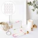 DOITOOL Mini Suitcase Candy Boxes 12 Pcs Clear Plastic Wedding Packaging Boxes Party Favor Storage Containers 3X2X1.5In (Pink)