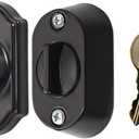 Ideal Security Model 703 Keyed Deadbolt for Storm and Screen Doors, Black