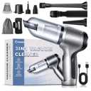 Saker Handheld Vacuum Cleaner Car Wireless Mini Vacuum Cleaner 3 in 1 Multifunctional Brushless Motor 12000PA,Portable Handheld Car Vacuum Cleaner for Keyboard Cleaning, Outdoor and Home