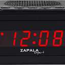 Alarm Clock Radio for Bedroom, 2 Alarms Clear LED Display Plug in Simple Basic Digital FM Clock Radio with USB Charging Port, Adjustable Volume, Snooze for Deep Sleepers Kids Elderly