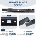 Briggs and Stratton Replacement Mower Blade 21" for Snapper Mower 7800923, 1696627, 1696607, 2691561