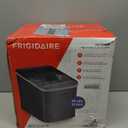 Frigidaire Countertop Portable, 26 lb per Day Bullet Ice Maker Machine (Black Stainless Steel)