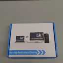 2 Laptops 3 Monitors KVM Switch 2 Port MST Dual USB-C Docking KVM Switches Triple Monitor Support Max 10Gbps USB Transfer Dual 4K@60Hz & One 1080P@60Hz Video Output, 100W PD Charging