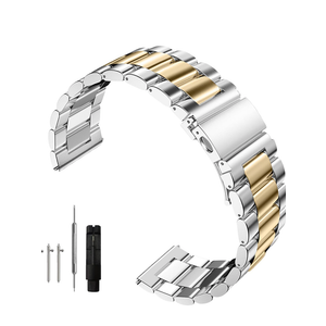 Quick Release Stainless Steel Watch Band Matte Brushed Metal Watchband 14mm 16mm 18mm 20mm 22mm 24mm Universal Solid Stainless Steel Metal Smartwatch Bracelet Replacement Band for Men Women