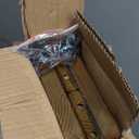 Skinny Side Table 7 inch Wide for Small Apartment Between Chairs, Very Narrow Table for Recliner, Couch, Armchair, Thin Slim End Table for Living Room, Bedroom, Drinks (Chestnut)