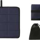 Portable Lightweight Mini Waterproof Folding Mat, Sitting Pad for Outdoor Activities, Suitable for Stadiums, Camping, Field Comfort Pad, Navy Blue
