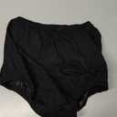 Adult Diaper Cover for Incontinence Noiseless Leak-Protection Underwear Plastic Pants Over Diapers Waterproof Rubber Pants (Black, Large) (L(Woman Size))