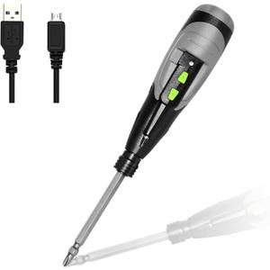 Auto and Manual Portable Screwdriver, Suitable for Outdoor and Daily Repair Tools, The Best Tool Gift for a Man, Rechargeable 3.6V Lithium Ion Battery with USB Charging (KCS219)