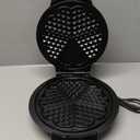 Mueller Heart 5 Waffle Maker, Waffle Iron, Adjustable Browning Control & Nonstick, Cool Touch Handle, Easy to Clean, Small Kitchen Appliances