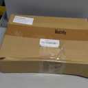 Kathfly 16 Pack 4 x 10 Inch Slatwall Shelves Hanging Accessories Clear Slatwall Shelf Plastic Shelves for Wall, Home Shoe Stores Boutiques Supplies (Clear)