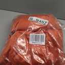 LAMIT Velvet Curtains 90 Inch for Living Room, Thermal Insulated Room Darkening Panels Rustic Vintage Noise Reducing Window Drapes with Back Tab and Rod Pocket, 2 Panels, Terracotta, 52 x 90 Inch