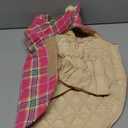 Kuoser Warm Dog Coat, Waterproof Dog Jacket for Extra Large Dogs, Adjustable Durable XL Doggie Winter Coat Reversible Cozy Puppy Cold Weather Apparel from Small to Large Breed, Rose XL