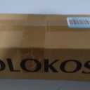 SOLOKOS 9-12 ft Ceiling Curtain Track with Hooks for Room Dividers, White