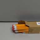 Amazon Basics Woodcased Classroom 2 Pencils with Erasers, Pre-sharpened, HB Lead, Value Pack of 30 count, Orange