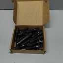 GAsupply M14x1.5 Lug Bolts 40mm Shank Fit for BMW x3 x5 Land Rover Range Rover, Black 14x1.5 Spline Lug Bolt Aftermarket Wheel Cone Seat (NOT OEM), 20pcs+1 Stock Stud Key