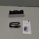 PS 5 Controller Charger Station Compatible with PlayStation 5 Faceplates Edge & Dual Controller, 9 Lightings PS 5 Accessories Charging Station, PS 5 Dock Stand with LED Indicator & On-Off Switch (Black & White)