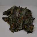 Outdoor Camo Ghillie Suits, 3D Leafy Hooded Hunting Airsoft Camouflage Gillies Suits for Kids & Adults S-M