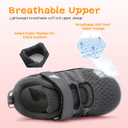 BARERUN Baby Sneakers Toddler Shoes Soft Anti-Slip Sole Newborn First Walkers Infant Toddler Breathable Athletic Running Shoes (6-7 Toddler, Dark Grey)