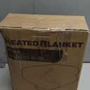 Electric Heated Blanket Full Size 72"x84", Dual-Sided Soft Flannel & Sherpa, LCD Display 10 Heat Settings with 1-12H Timer & Overnight Safe, Bed & Couch, Machine Washable, Lake Blue