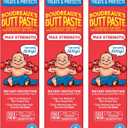 Boudreaux's Butt Paste Maximum Strength Diaper Rash Cream, Ointment for Baby, 4 oz Tube, 3 Pack