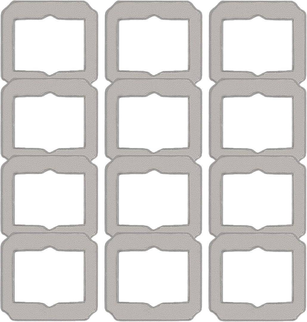 Frexusuent Cleaning Rag for ECOVACS Winbot Mini Window Vacuum Cleaner Robot, Washable and Reusable Winbot Mini Mop Pad Accessories, 12 Pcs Mop Cloth Replacement, No. W-CC02-0012