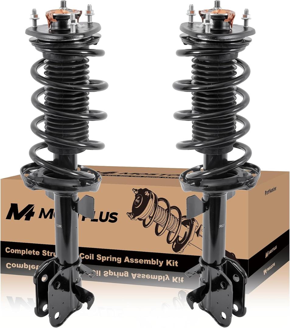 MOSTPLUS 2X Front Complete Struts 172560 172561 Compatible for 2011 2012 Honda Odyssey Front Struts Shocks Absorbers Coil Spring Assembly