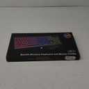 Wireless Keyboard and Mouse Combo, RGB Backlit, Rechargeable & Light Up Letters, Full-Size, Soft Typing, Sleep Mode, 2.4GHz Quiet Keyboard Set for Mac, Windows, Laptop, PC, Trueque (Black)