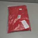 XXTAXN Women's Sexy Elegant V Neck Long Sleeve Ruffle Hem Split Party Prom Maxi Dress Red (Red, S)